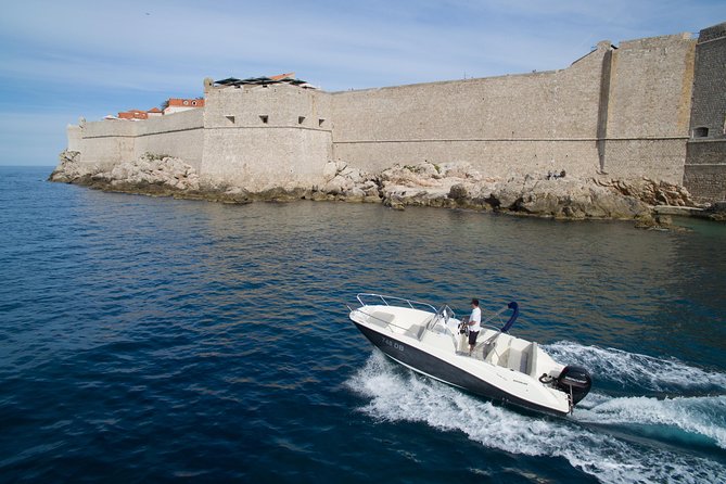 4h trip from Dubrovnik to the Elafiti islands with Quicksilver 675 boat - The skipper matters more than the boat