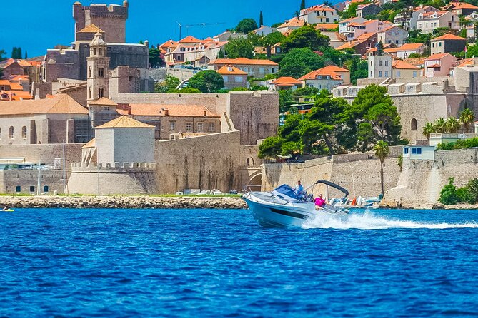 Blue Cave and Šunj Beach Speedboat Tour from Dubrovnik - Inside the Blue Cave near Dubrovnik