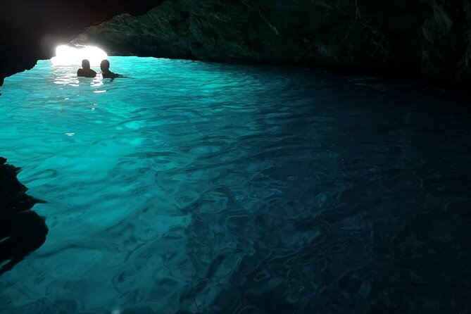 Blue Cave, Green Cave & Lopud Beach small group Speed boat Tour - The Green Caves, Dark Cave, and Passage Cave