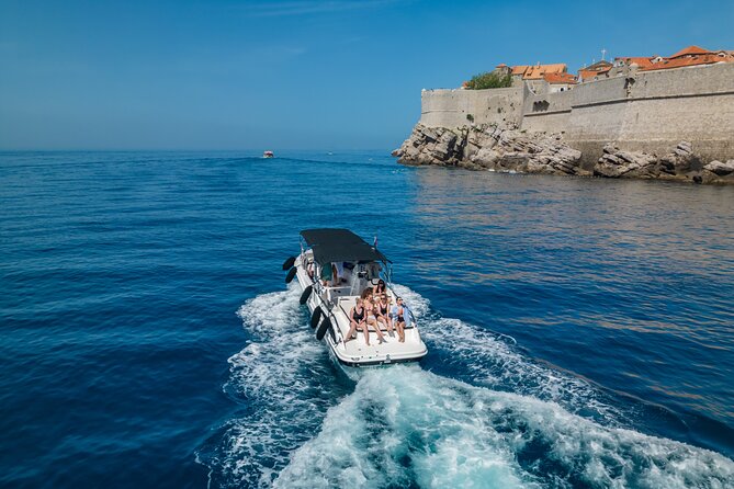Brand New Mercan Excursion 34 Private Tour From Dubrovnik Cavtat - Cruising past the Dubrovnik City Walls