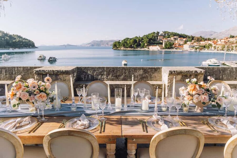 Cavtat: Banac Gallery Entrance & Sparkling Wine - The terrace, sparkling wine, and Cavtat views