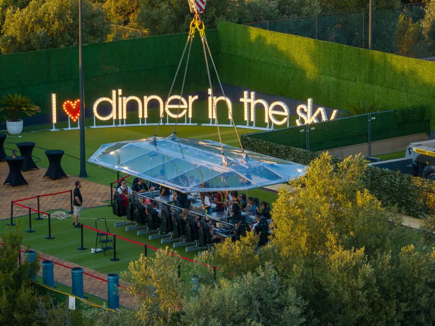 Dinner in the Sky Dubrovnik - Food, wine, and the value of the price