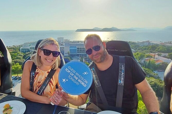 Dinner in the Sky Dubrovnik - Dine 50m above ground - Is the food worth the $156.89 price?