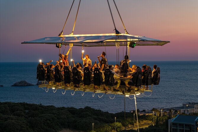 Dinner in the Sky Dubrovnik - Dine 50m above ground - Choosing your meal in the sky