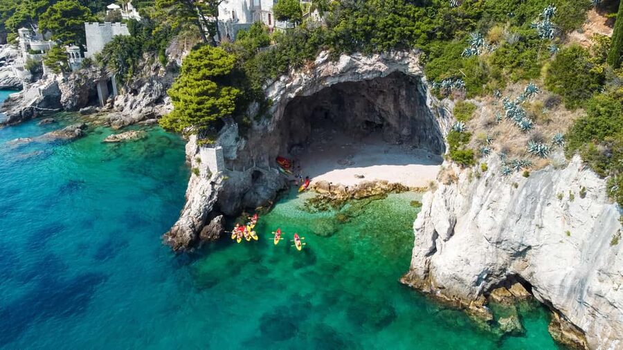 Dubrovnik: 2 or 3-Hour Morning Kayaking & Snorkeling Tour - Pigeon Cave and the quieter coastline
