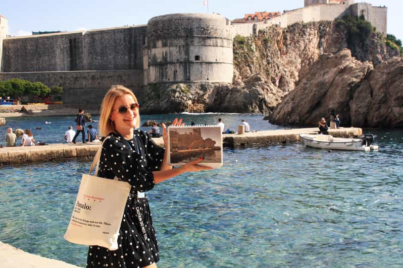 Dubrovnik: 2h Private Game of Thrones Walking Tour - The Red Keep steps and views toward Pile Bay