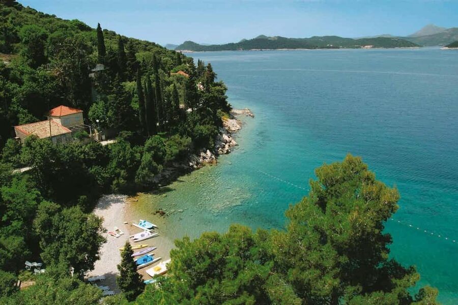 Dubrovnik: Best of the Elaphites by Catamaran - Swimming in clear water, weather permitting