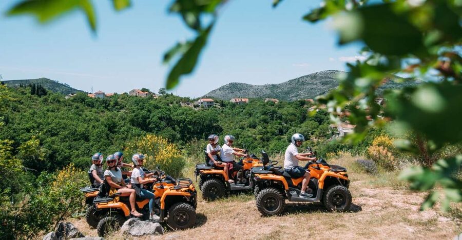 Dubrovnik: Countryside Guided ATV Adventure with Brunch - First stop: Zatonska Vala and the coastal view
