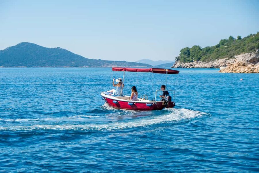 Dubrovnik: Elaphiti Islands Boat Rental - Blue Cave and the cliff-jump stop