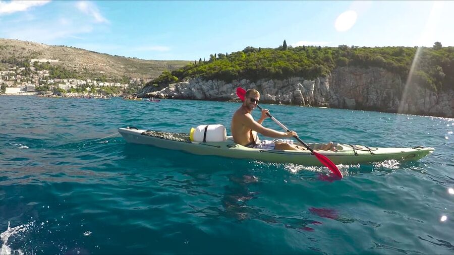 Dubrovnik: Guided Sea Kayaking and Snorkeling Tour - How much work is 4 kilometers?