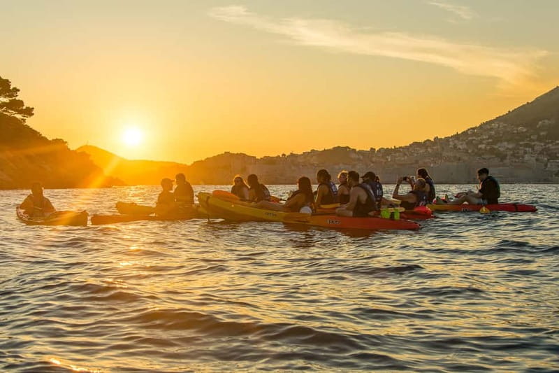 Dubrovnik: Guided Sunset Sea Kayaking with Snacks and Wine - Is $45 good value?
