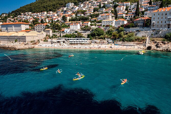 Dubrovnik Kayak Rental on Banje Beach - Setting out from Banje Beach