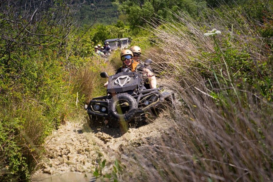Dubrovnik: Kojan Koral ATV Quad Safari with transport - Wine, fruit, and a gentle finish
