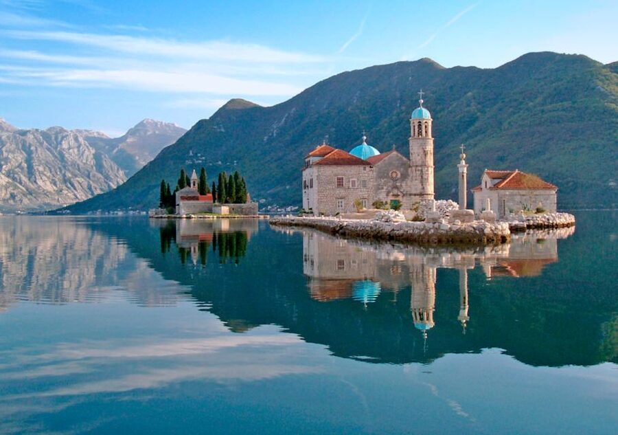 Dubrovnik: Kotor, Perast, Sveti Stefan, and Budva Day Trip - The ferry across Kotor Bay on the return