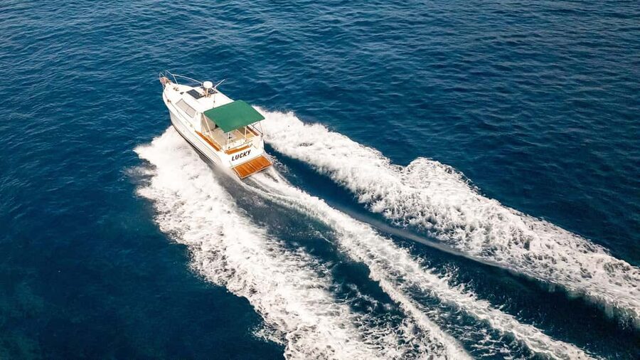 Dubrovnik: Lucky Boat Tour - Elaphite Islands and Blue Cave - Koločep and the Blue Cave swim