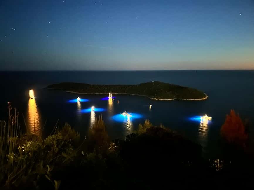Dubrovnik Night Drive: Lights of the Adriatic - Bosanka village and the climb toward Mount Srd