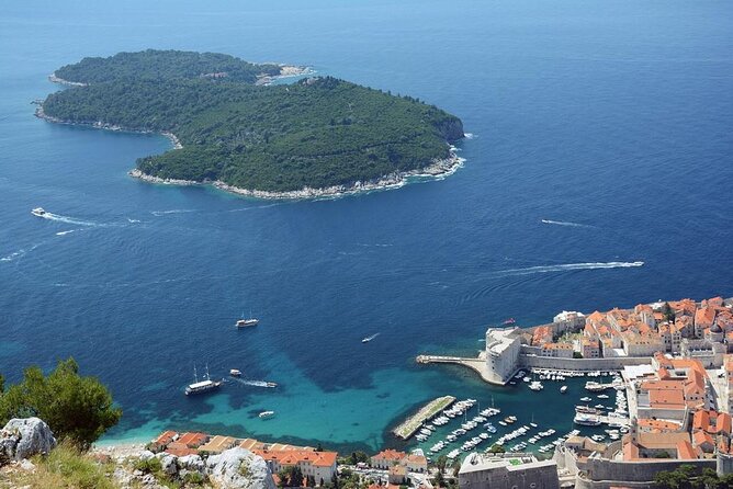 Dubrovnik Panoramic Sightseeing Tour with Guide (minivan) - Dubrovnik Bridge connects river, port, and sea