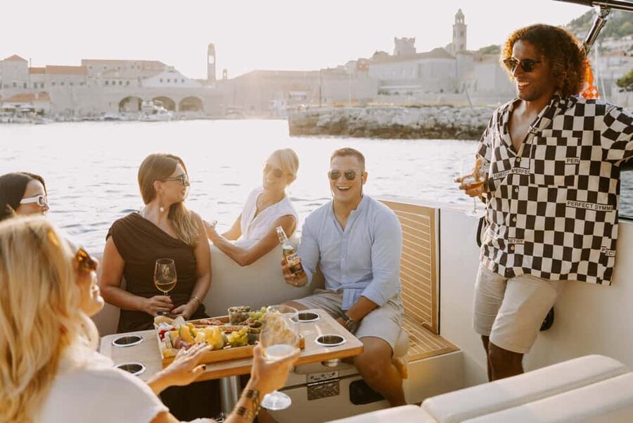 Dubrovnik: Private Boat Cruise at Sunset with Champagne - Lazarettos and the story of quarantine