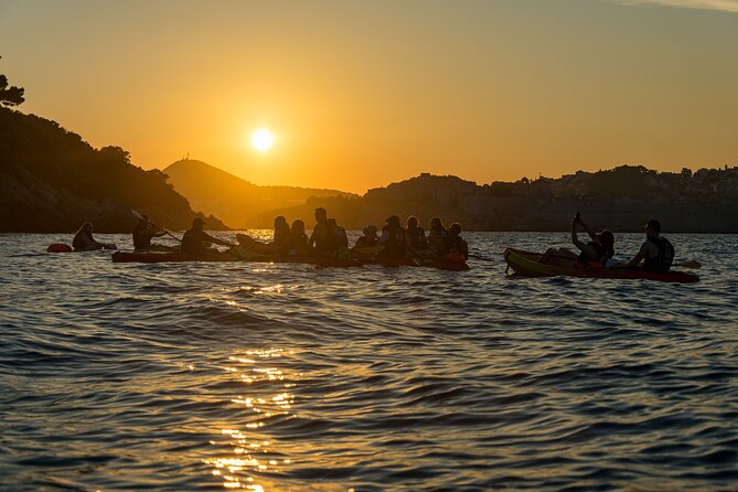 Dubrovnik Sea Kayaking Sunset Paddle - Betina Cave, a beach with no road access