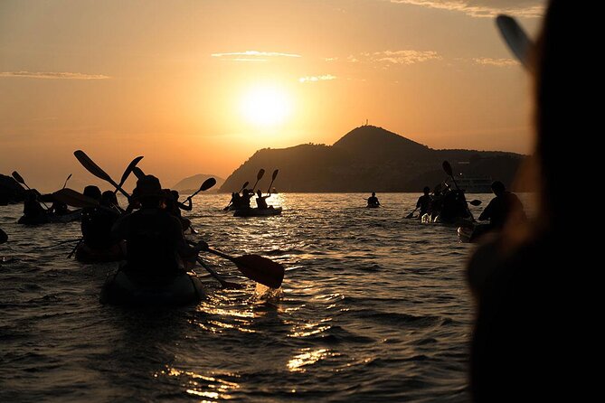 Dubrovnik Sea Kayaking Sunset Paddle - Paddling past the city walls and Lazareti