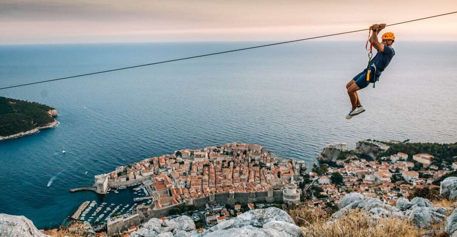 Dubrovnik: Sunset Zip Line Experience Followed by Wine - The guides shape the whole evening