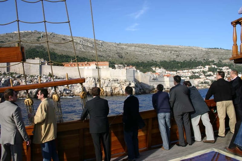 Dubrovnik walking tour and cruise on Karaka ship - On Deck for the 45-Minute Karaka Cruise