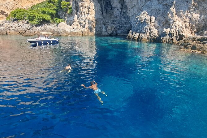 Elafiti Islands Private Luxury 4-Hour Speedboat Tour - The Green Caves and open-water swimming