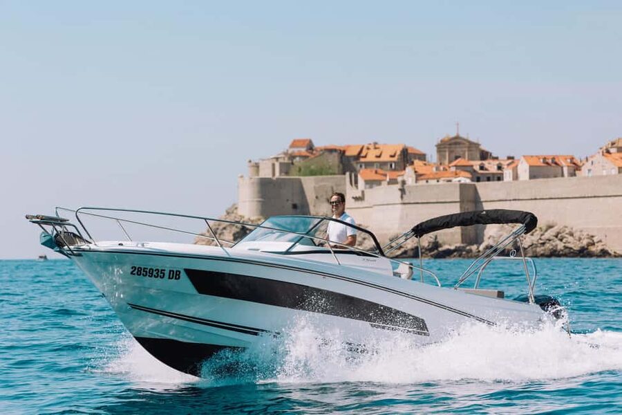 Elaphite Islands: Private boat tour (Cap Camarat 7.5wa) - Lopud, Šunj Beach, and time on shore