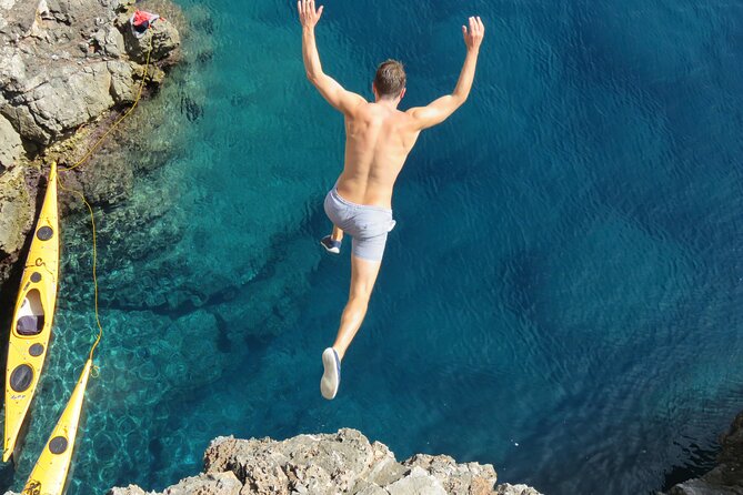 Full Day Kayaking and Snorkeling to Green Cave with GoPro photos - Lopud to Šipan is the real workout