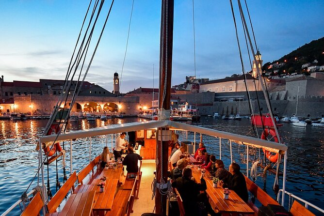 Gastro Cruise | Dinner and Boat ride around Dubrovnik Old Town - Seeing the City Walls from the sea
