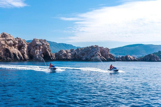 Jet Ski Safari Tour 1h - Riding toward Kolocep and the Blue Cave