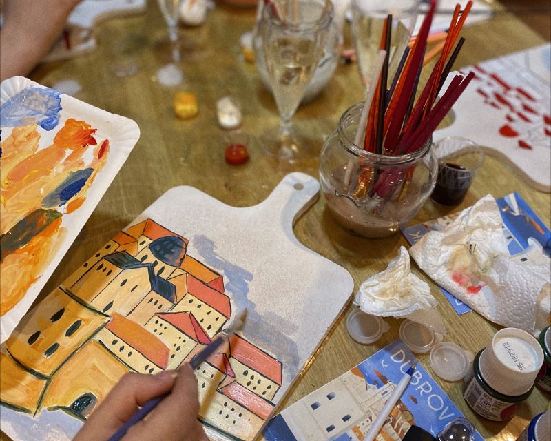 Paint, Sip, and Savor Local Flavors: Unique Local Experience - The hosts, instruction, and creative freedom