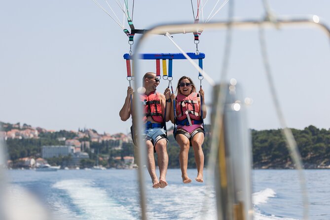 Parasailing in Cavtat - The biggest question: is ten minutes worth $96.55?