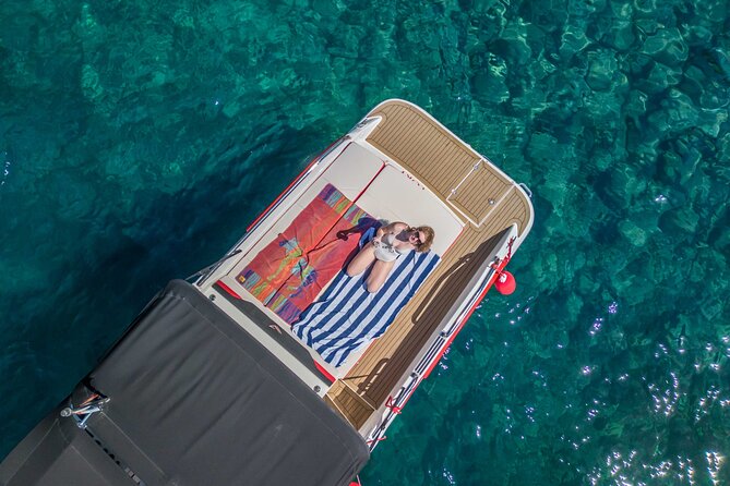 Rent a small boat without skipper - explore the islands and find hidden caves - Swimming and snorkeling in the Adriatic