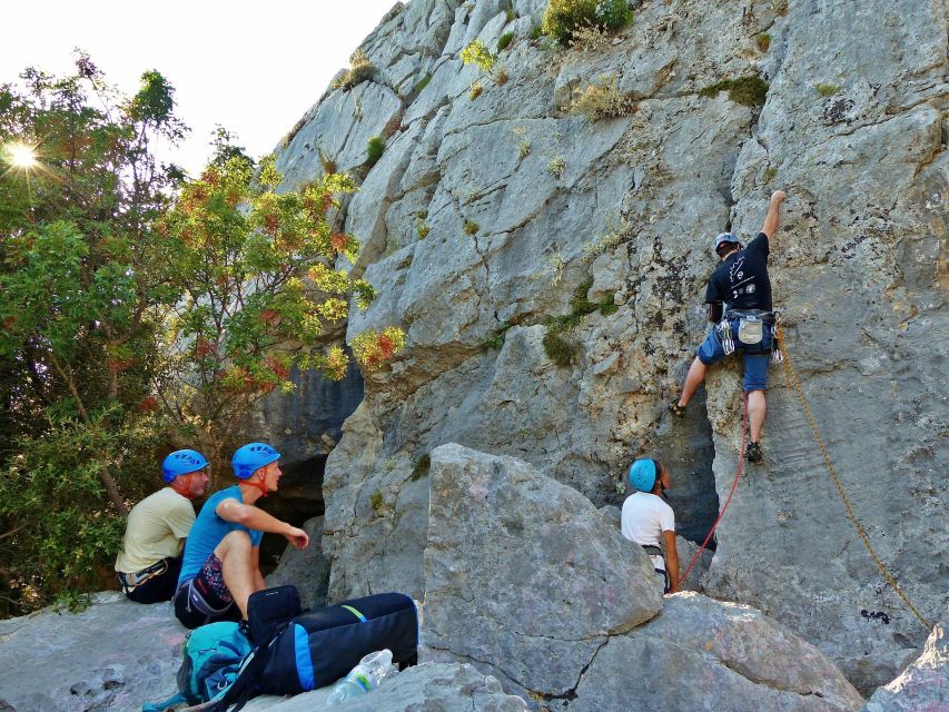 Rock Climbing Lesson in Dubrovnik - The setting and the view from the wall