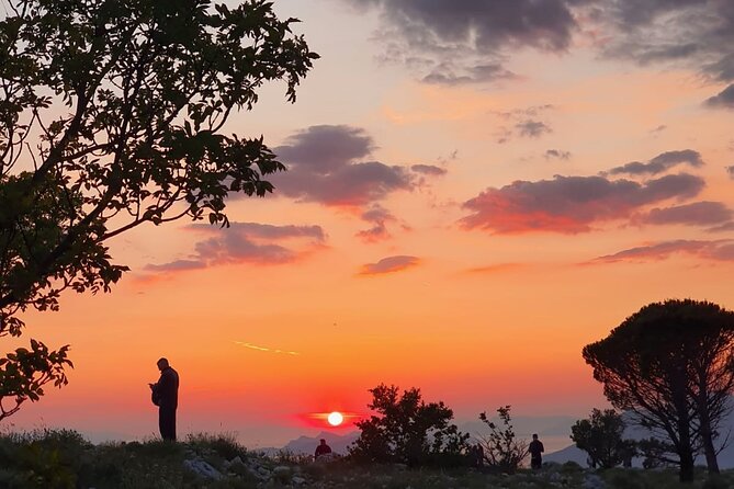 Sunset and Wine / Dubrovnik Sunset Tour and Premium Wine Tasting - Pausing above the Old Town in Bosanka