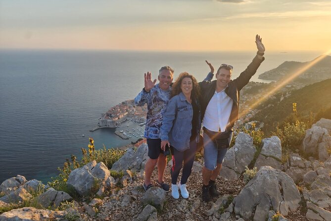 Sunset and Wine / Dubrovnik Sunset Tour and Premium Wine Tasting - Mount Srđ at the last light